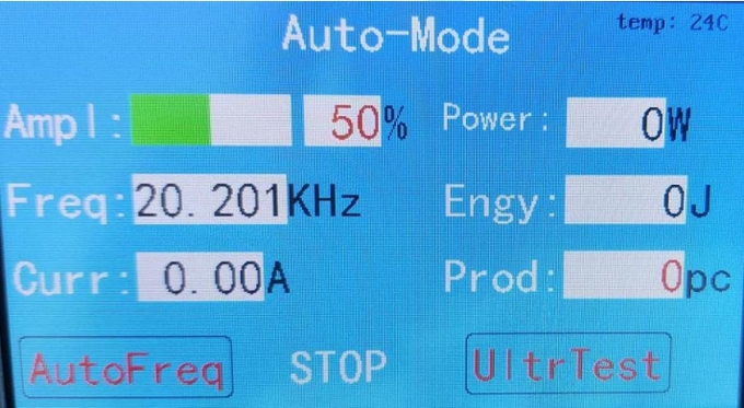 Nonwoven Touch Screen 20khz Ultrasonic Weld Generator 2000 Watt 1