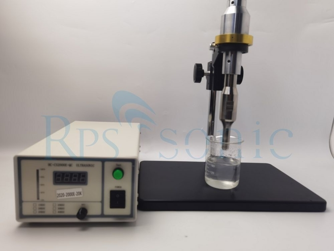 Titanium Tip 20KHZ Ultrasonic Homogenizer For Oil And Water Dispersion 5