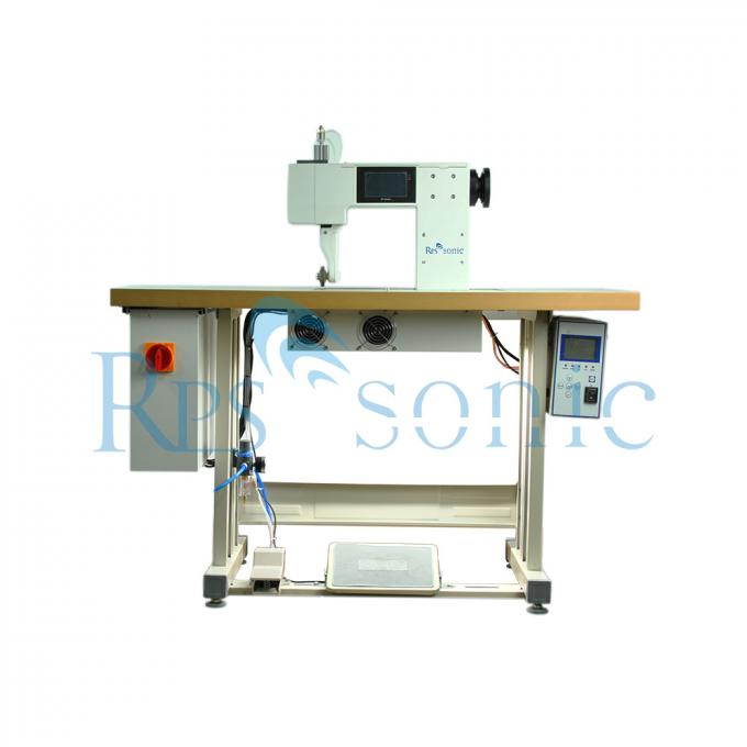 35khz 220v 800wat Titanium Alloy Ultrasonic Sewing Machine For Curtain Sewing ultrasonic non woven bag sealing Seamless 2