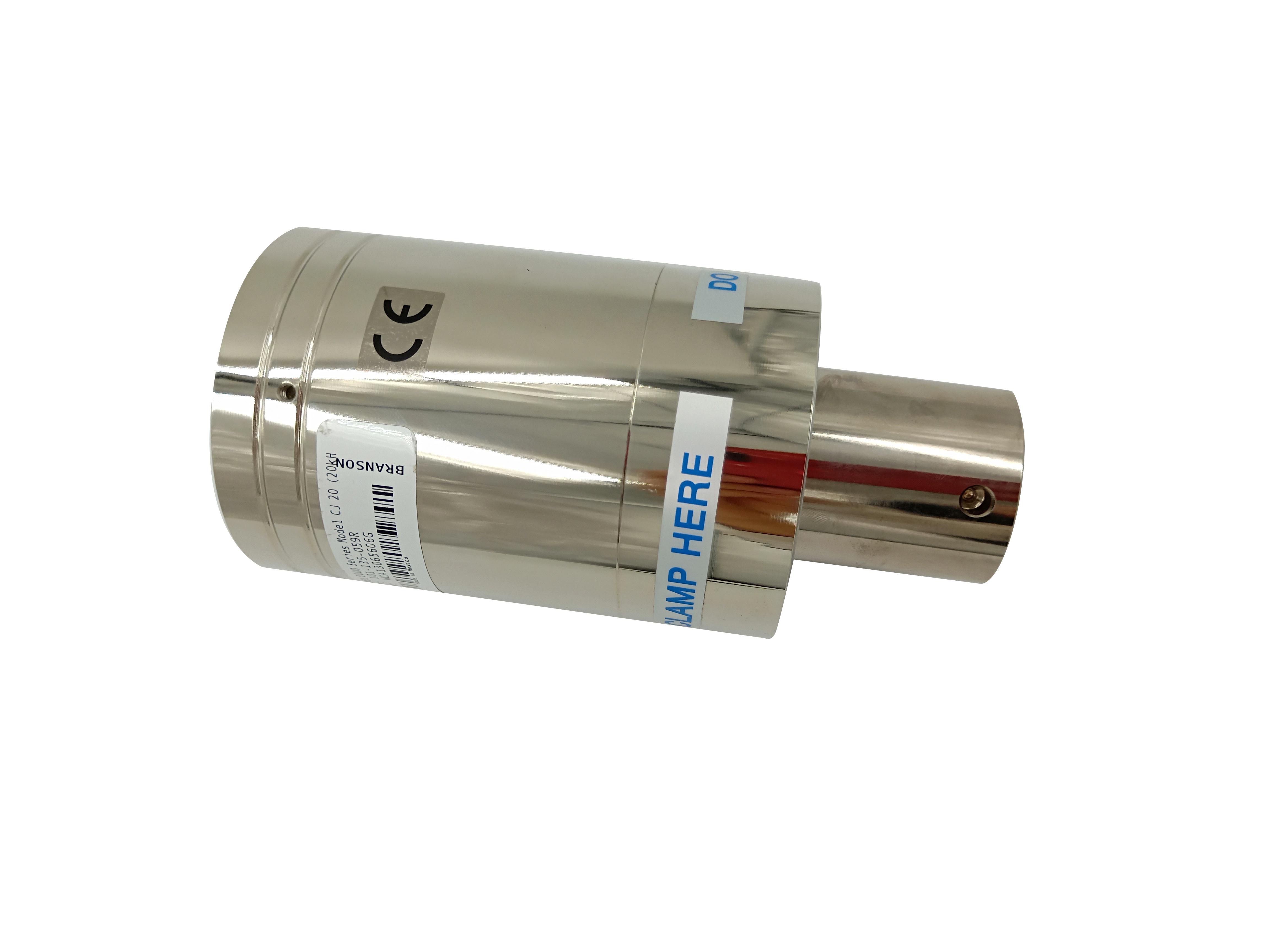 Titanium Ultrasonic Booster With Horn For Branson CJ20 Ultrasonic Welding Connect