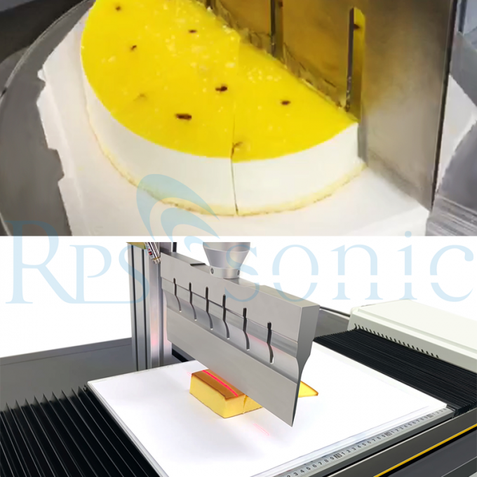 Titanium Blade 20Khz Ultrasonic Food Cutting Machine For Frozen Fish 0