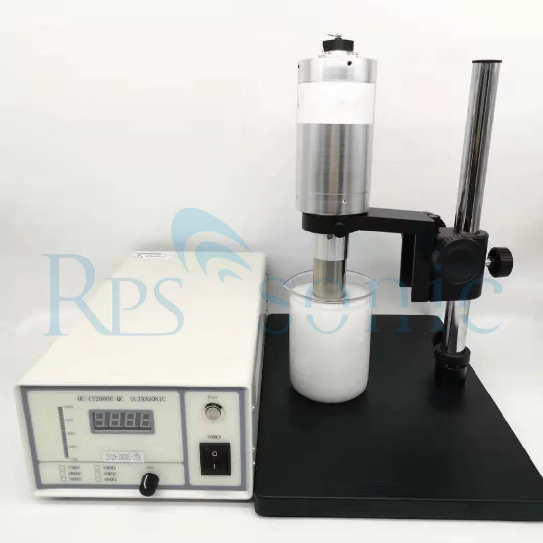 Ultrasonic Homogenizer for Oil and Water Emulsification Lab Level