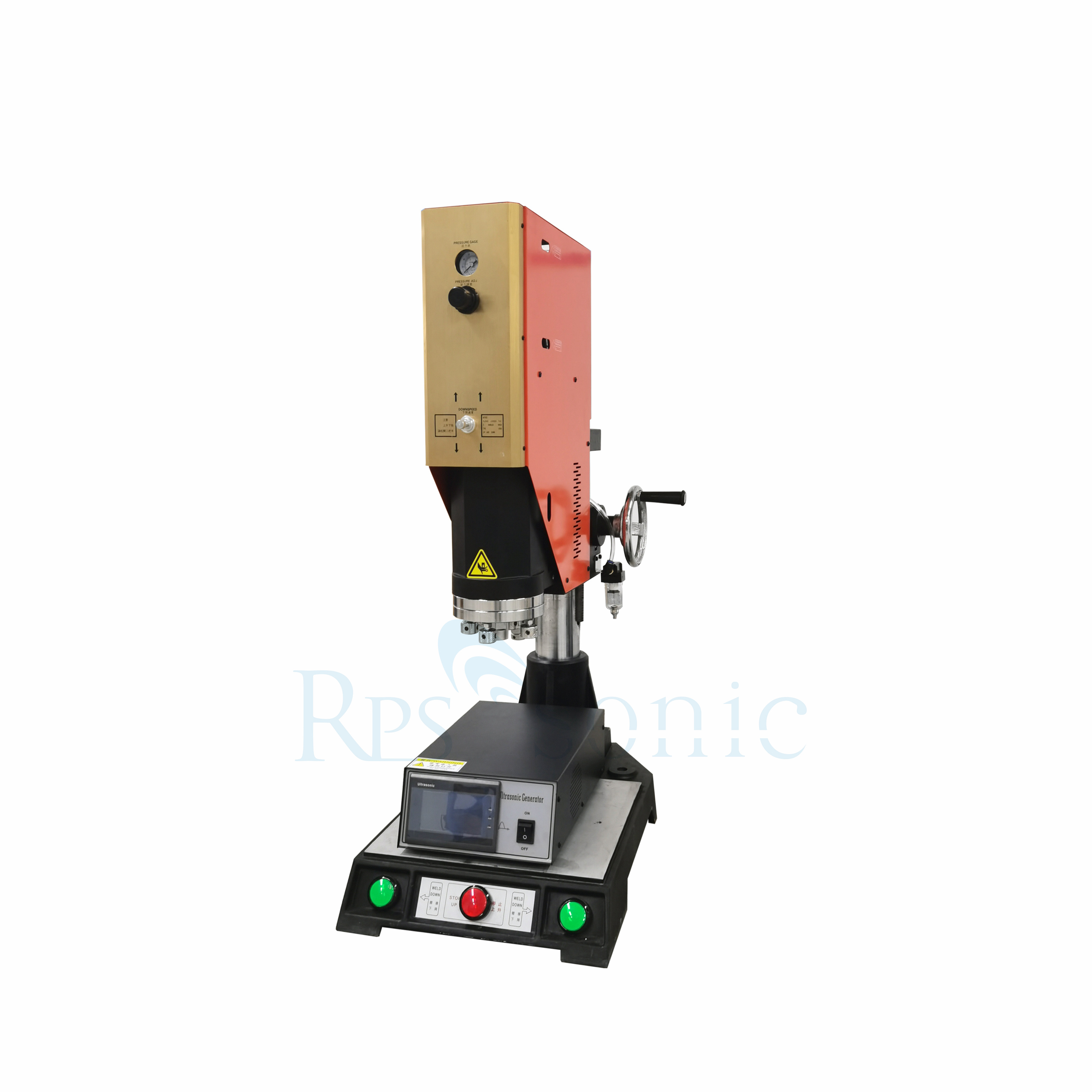 Titanium Horn Ultrasonic Welding Machine For PP / PVC / PE 20Khz 2000w