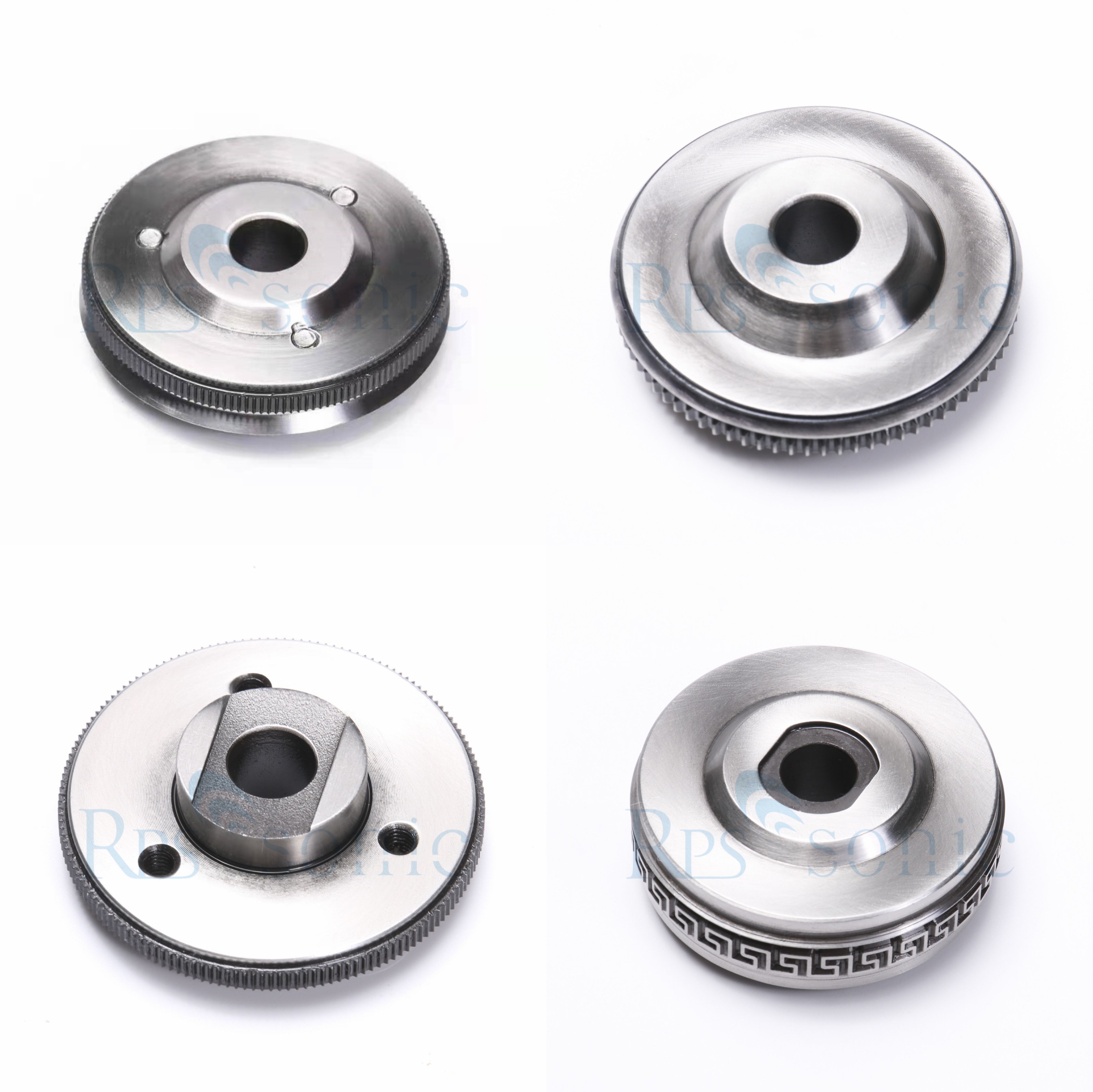 Titanium horn ultrasonic rotary welding system for ultrasonic sewing machine TPU welding