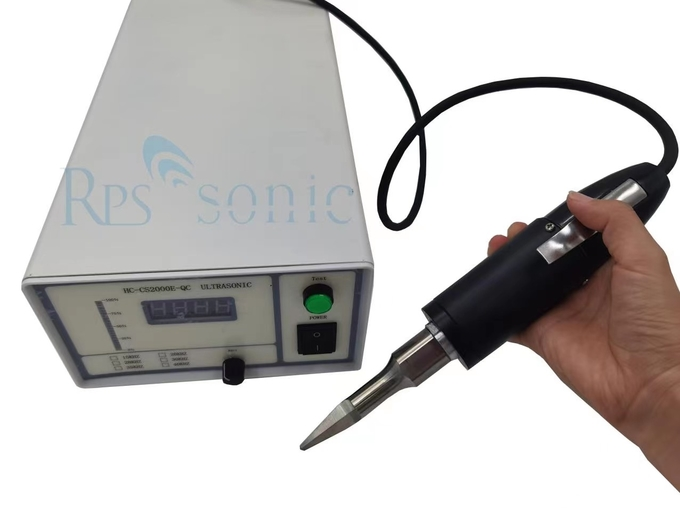 Handheld Ultrasonic Cutter For Nonwoven Fabric 35Khz 300W 1