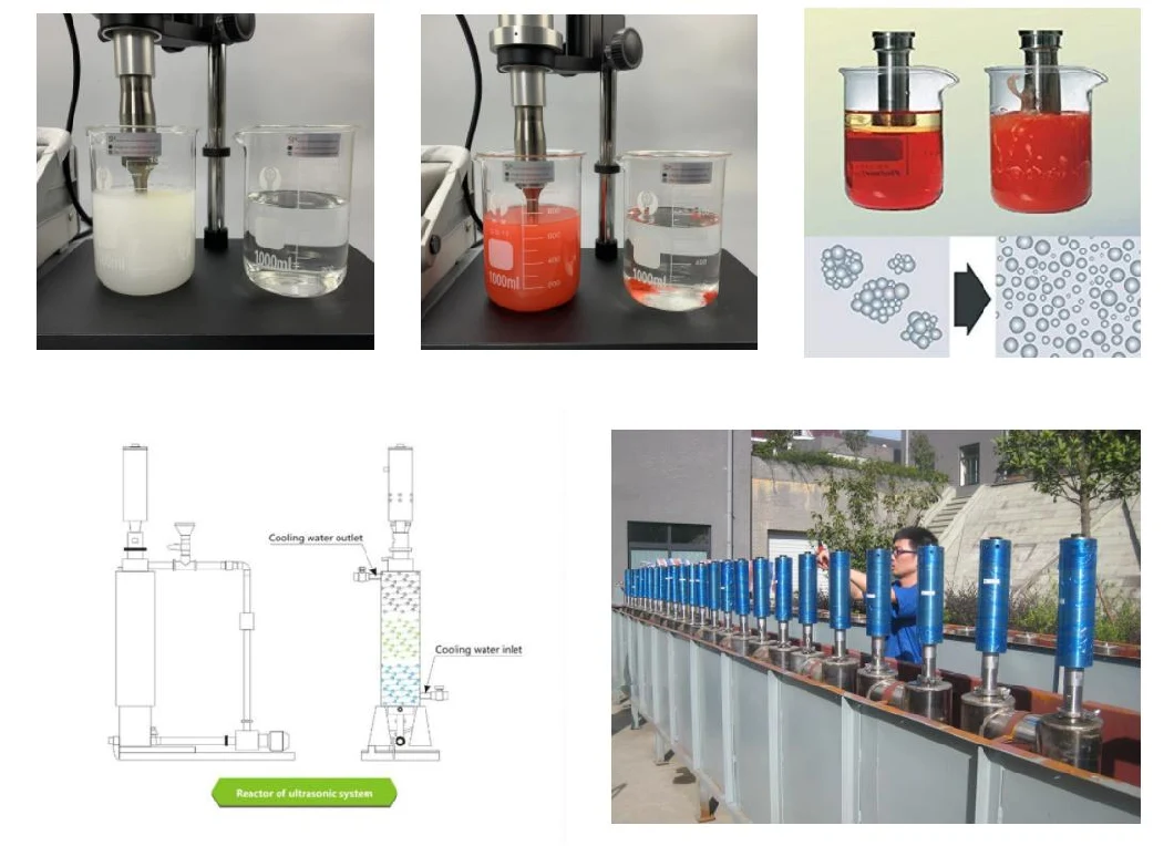 Ultrasonic Homogenizer for Oil and Water Emulsification Lab Level