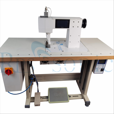 35 Khz Ultrasonic Sealing Equipment Rotary Process For Ultrasonic Fabric / Film Bonding