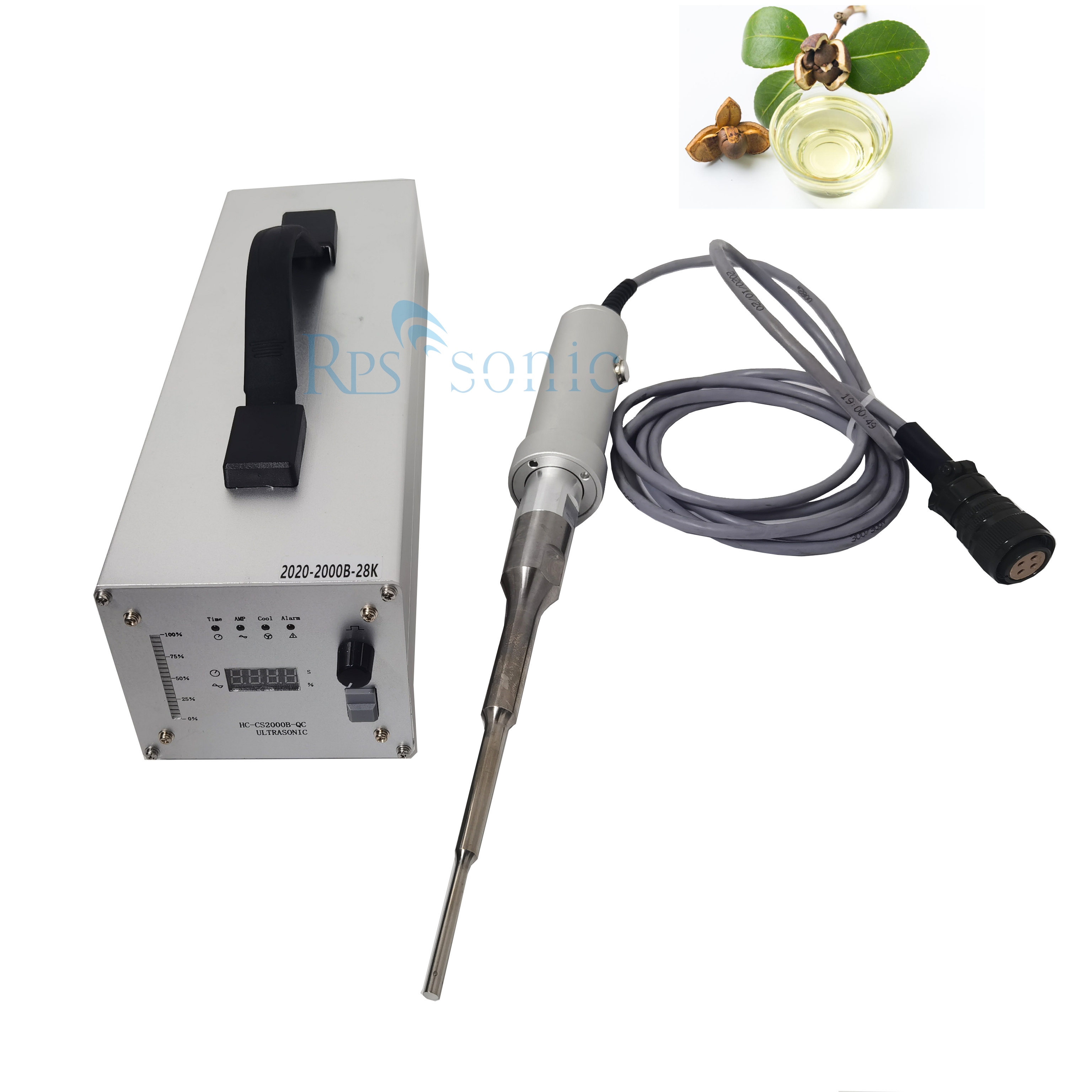 Titanium Tip Laboratory Ultrasonic Processor For Microbial Inactivation 28K 500w