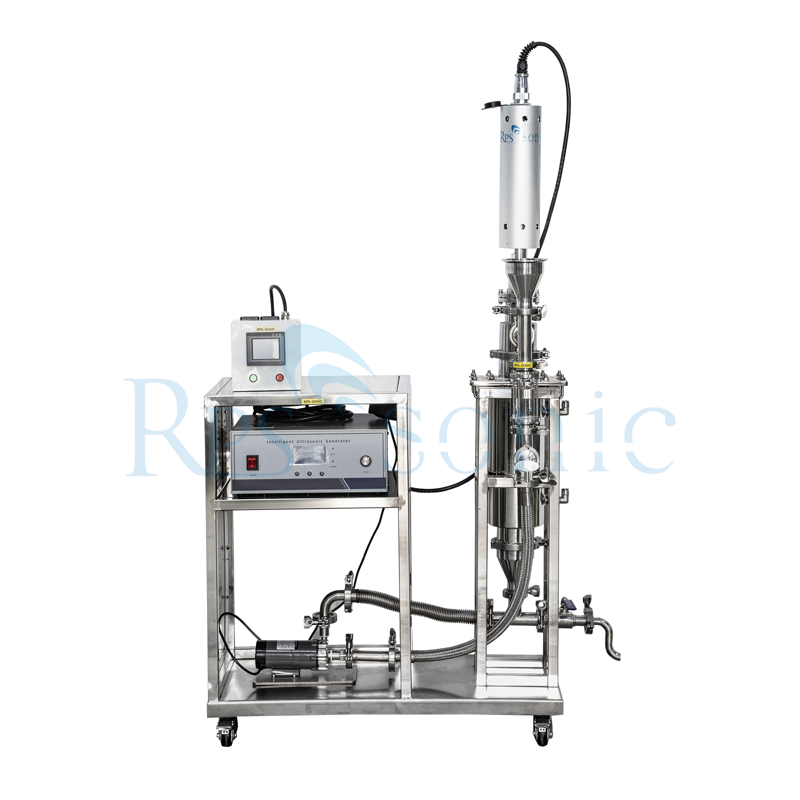 High power ultrasonic extraction machine ultrasonic homogenizer with flow cell