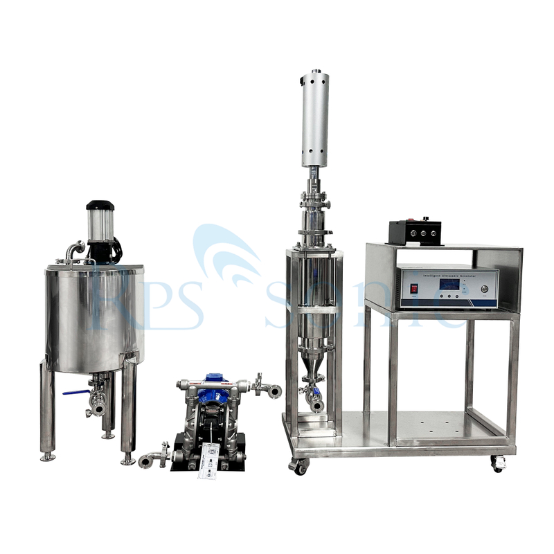 30L reactor ultrasonic paint dispersion equipment with flow cell