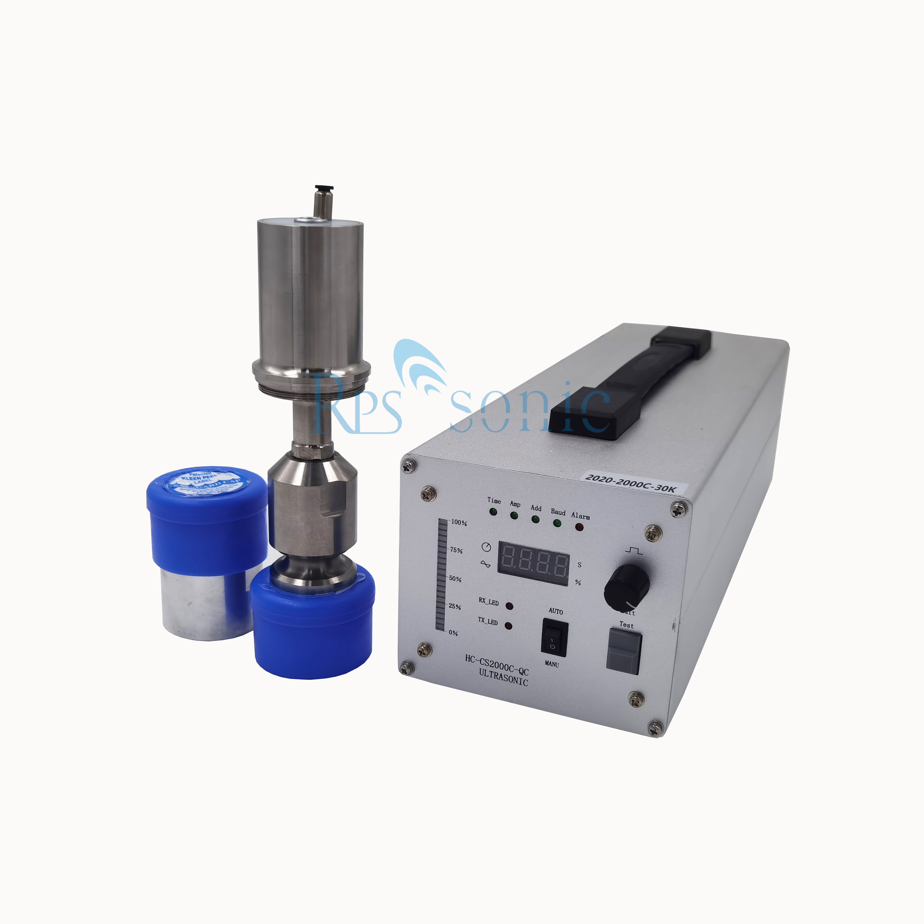 Cup ultrasonic welding machine install on producation line