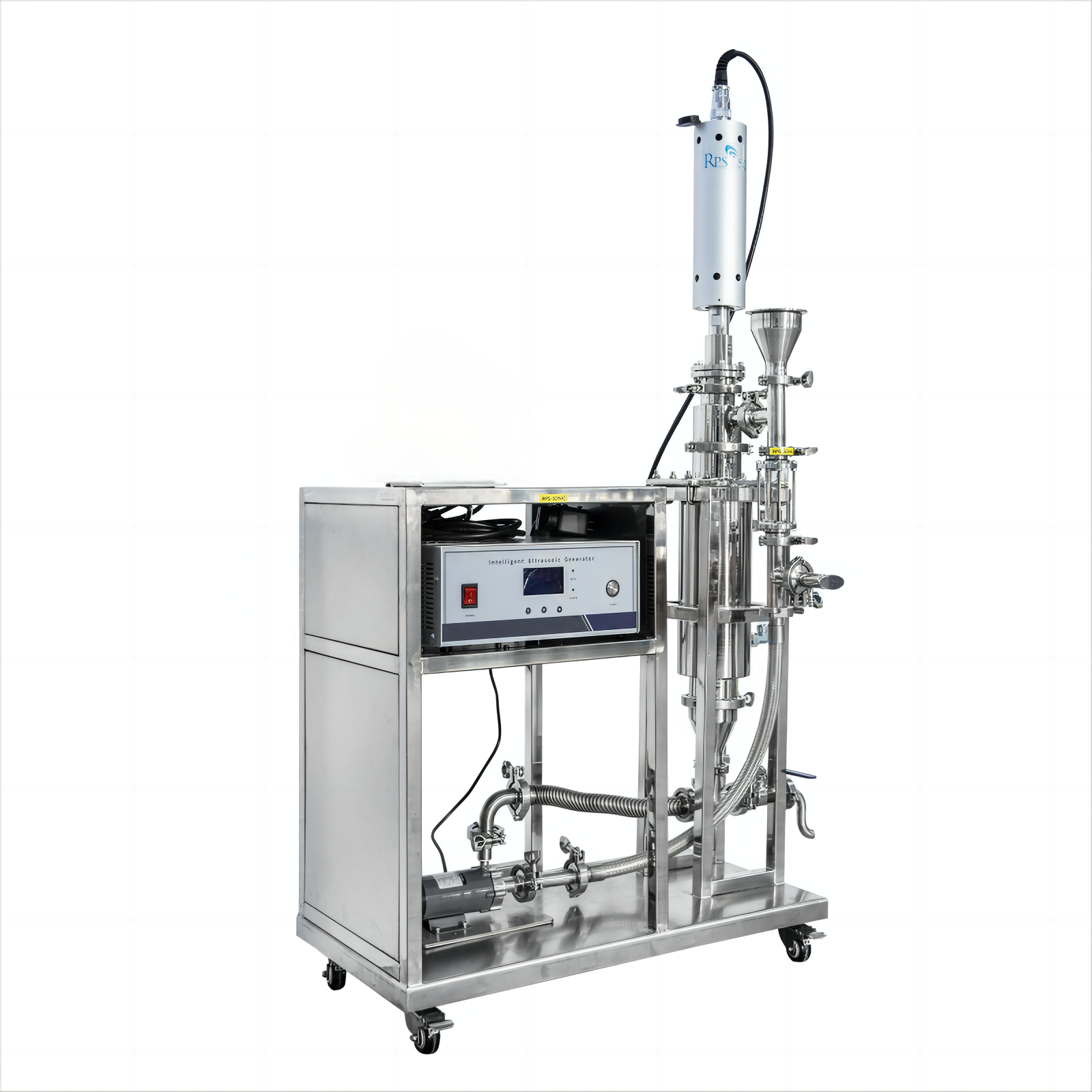 High power ultrasonic extraction machine ultrasonic homogenizer with flow cell