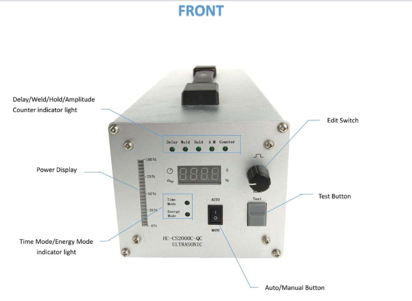 Reliable Ultrasonic High Power Generator 20khz , Ultrasonic Transducer Generator
