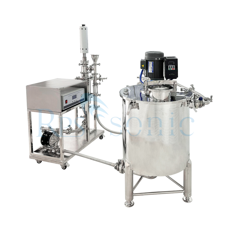 3000watt Ultrasonic Circulation Homogenizer with Process Tank