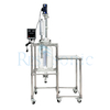 Glass reactor 30L ultrasonic homogenizer emulsification equipment 