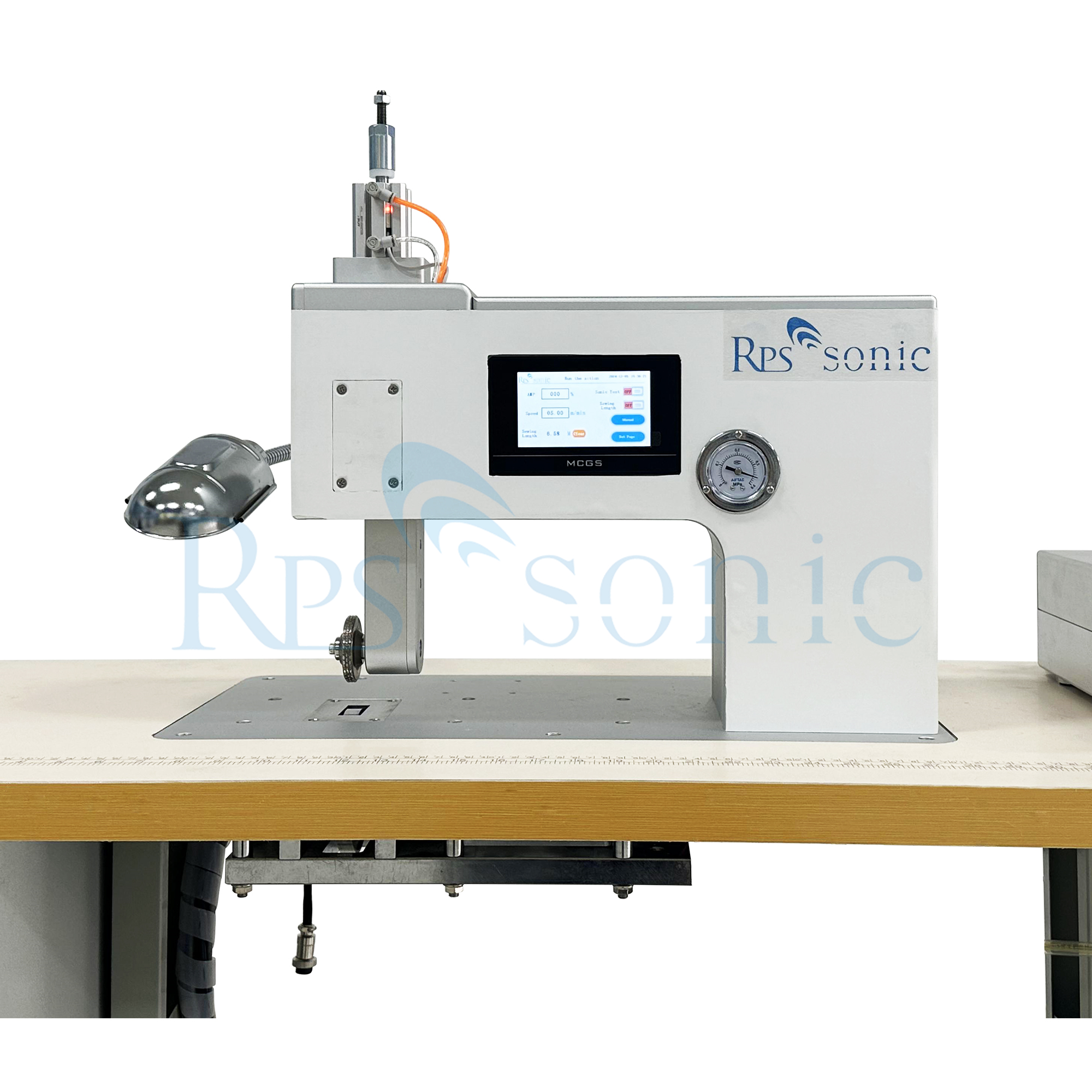 35Khz Ultrasonic sewing machine for raincoat sewing 