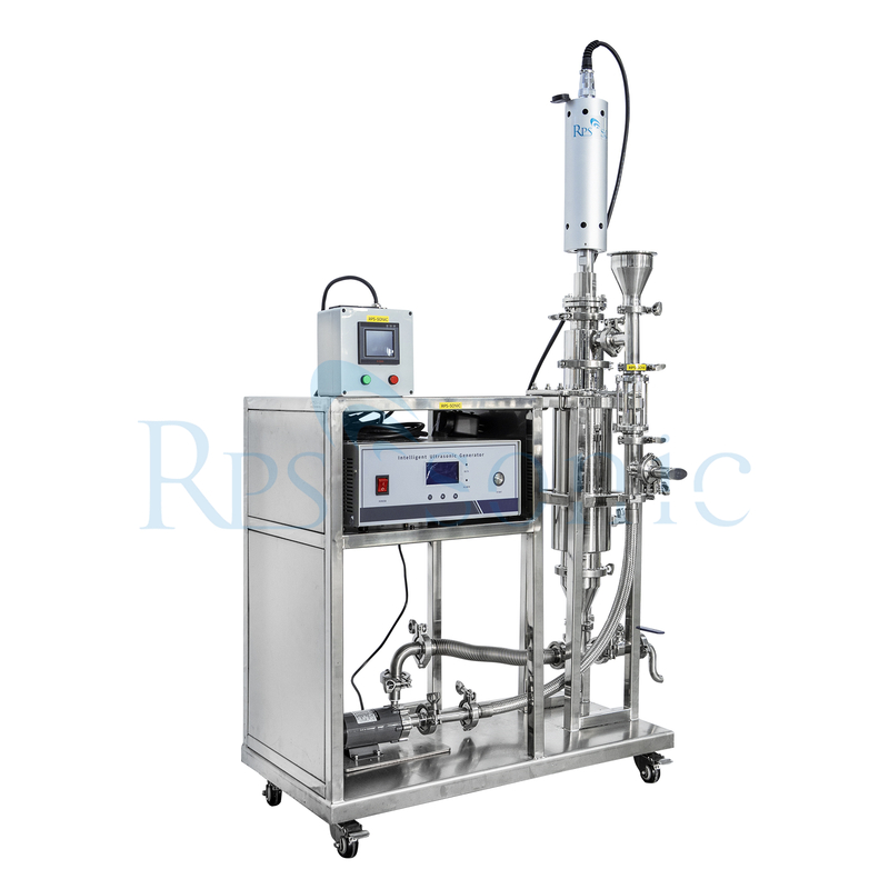 High power ultrasonic extraction machine ultrasonic homogenizer with flow cell